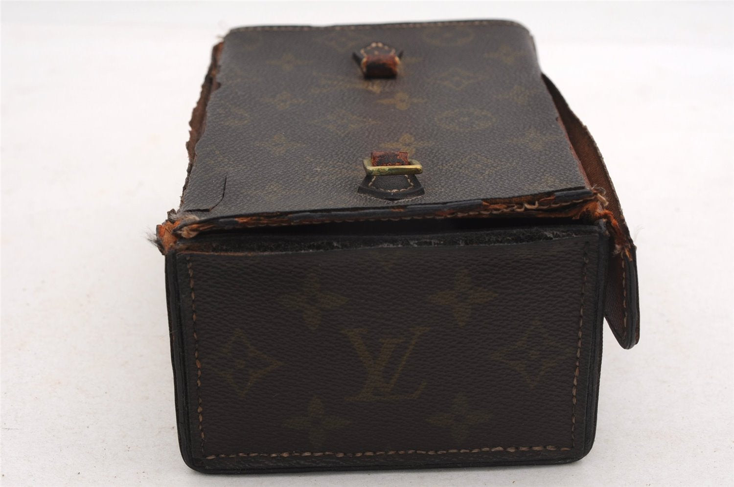 Authentic Louis Vuitton Monogram Boite A Tout Jewelry Case Old Model Junk K4700