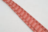 Authentic HERMES Tie Necktie Chain Pattern Silk 7644TA Red K4704