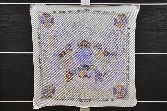 Authentic HERMES Pleats Scarf 