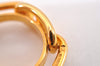 Authentic HERMES Scarf Ring Chaine d'Ancre Chain Design Gold Tone K4712