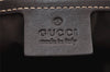Authentic GUCCI GG Crystal Hand Boston Bag PVC Leather 223962 Brown K4722