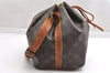Authentic Louis Vuitton Monogram Petit Noe M42226 Shoulder Drawstring Bag K4725