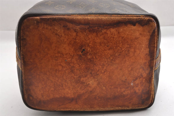 Authentic Louis Vuitton Monogram Petit Noe M42226 Shoulder Drawstring Bag K4725