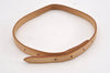 Authentic Louis Vuitton Leather Shoulder Strap For Bucket PM 27.6" Beige K4732