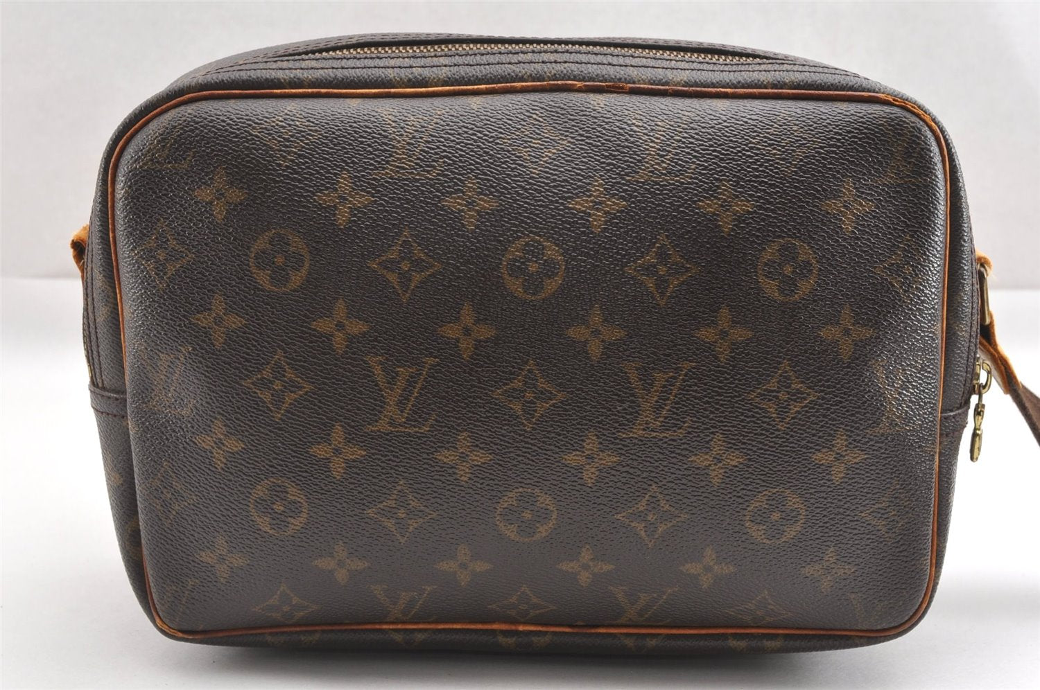 Authentic Louis Vuitton Monogram Reporter PM Shoulder Bag M45254 Junk K4733