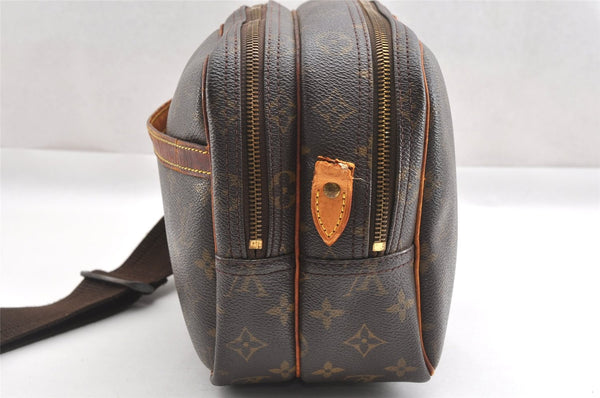 Authentic Louis Vuitton Monogram Reporter PM Shoulder Bag M45254 Junk K4733