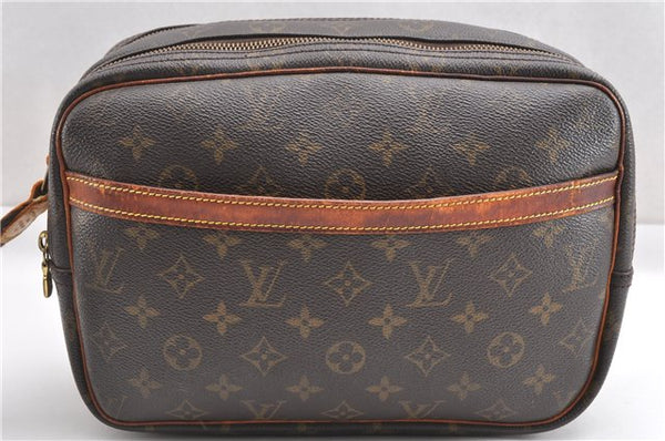 Authentic Louis Vuitton Monogram Reporter PM Shoulder Bag M45254 Junk K4733