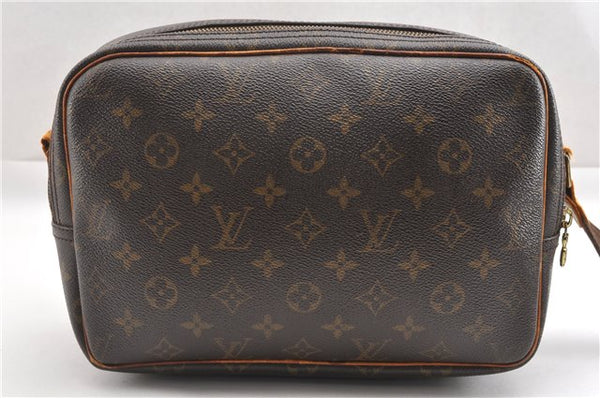 Authentic Louis Vuitton Monogram Reporter PM Shoulder Bag M45254 Junk K4733