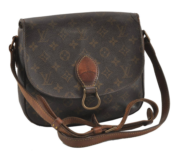 Authentic Louis Vuitton Monogram Saint Cloud GM M51242 Shoulder Cross Bag K4734