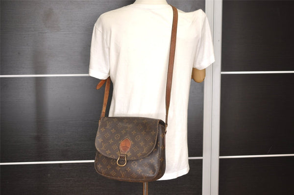 Authentic Louis Vuitton Monogram Saint Cloud GM M51242 Shoulder Cross Bag K4734