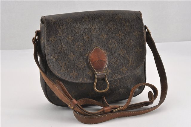 Authentic Louis Vuitton Monogram Saint Cloud GM M51242 Shoulder Cross Bag K4734