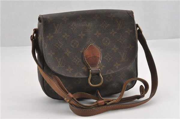 Authentic Louis Vuitton Monogram Saint Cloud GM M51242 Shoulder Cross Bag K4734