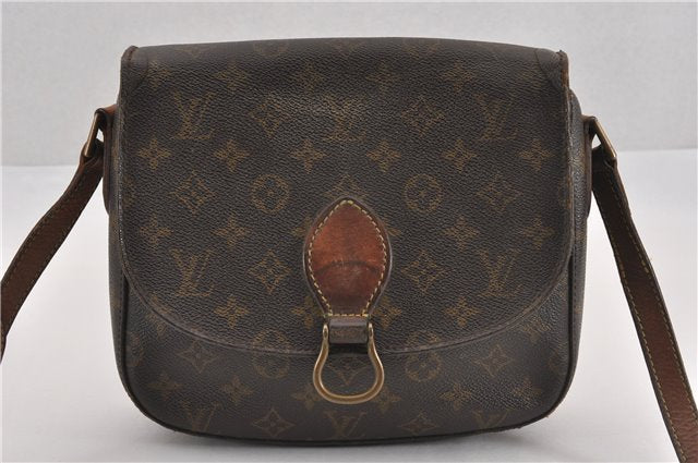 Authentic Louis Vuitton Monogram Saint Cloud GM M51242 Shoulder Cross Bag K4734