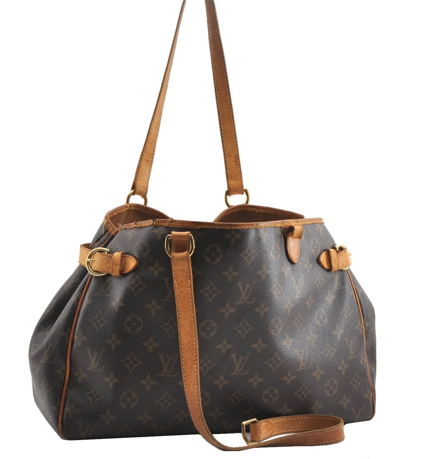 Auth Louis Vuitton Monogram Batignolles Horizontal Tote Bag M51154 LV Junk K4739