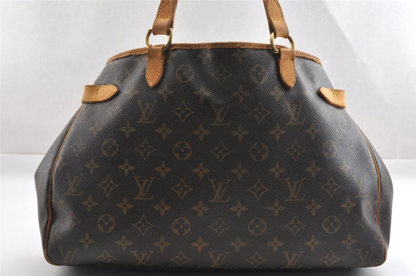 Auth Louis Vuitton Monogram Batignolles Horizontal Tote Bag M51154 LV Junk K4739