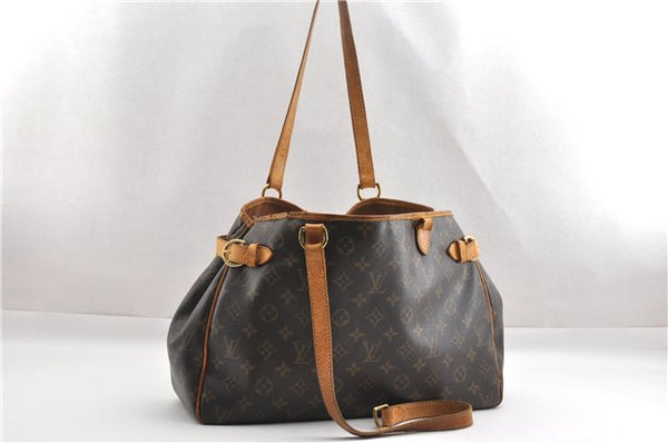 Auth Louis Vuitton Monogram Batignolles Horizontal Tote Bag M51154 LV Junk K4739