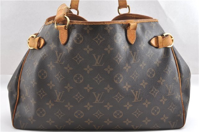 Auth Louis Vuitton Monogram Batignolles Horizontal Tote Bag M51154 LV Junk K4739