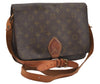 Authentic Louis Vuitton Monogram Cartouchiere GM M51252 Shoulder Cross Bag K4743