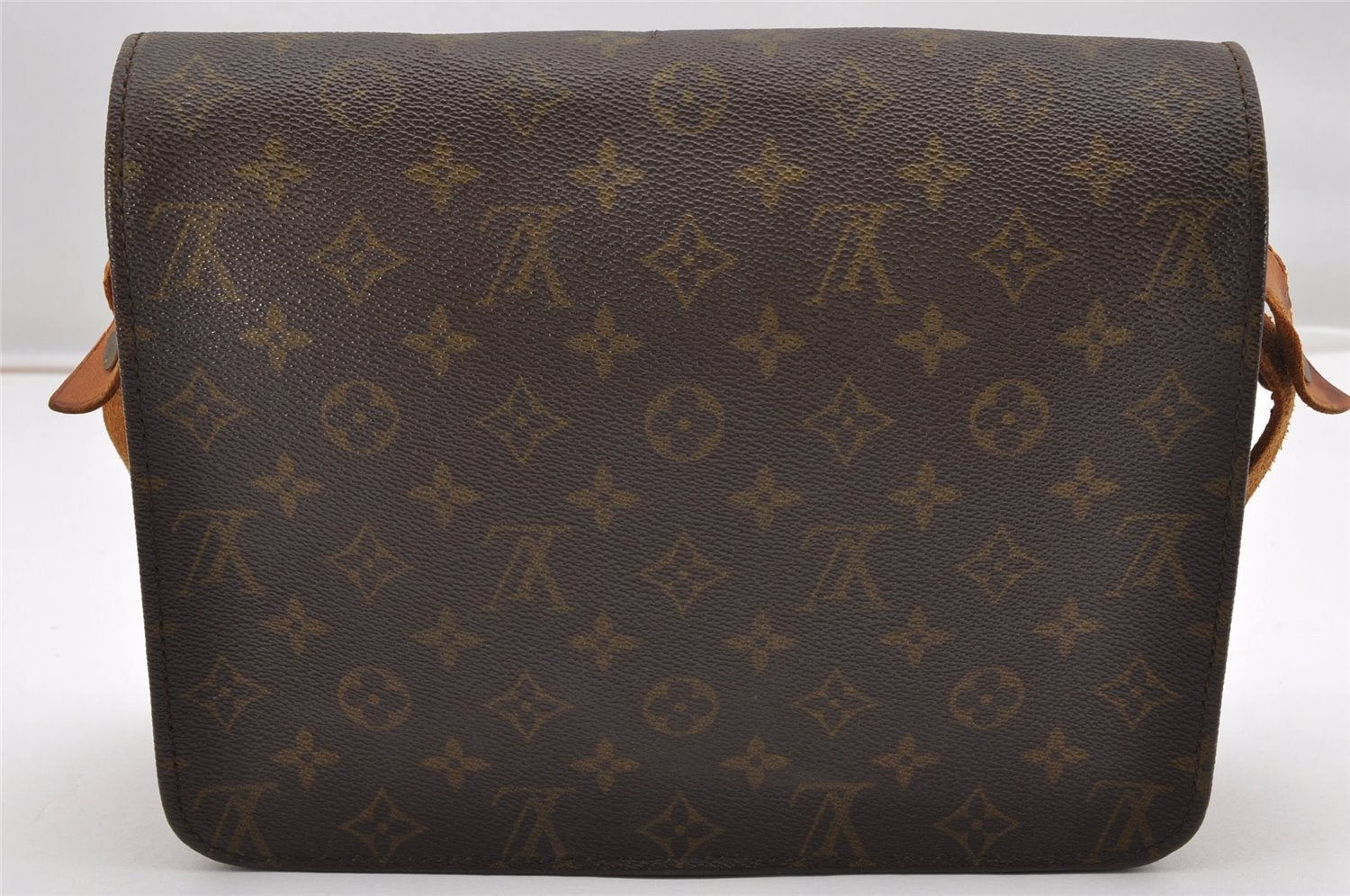 Authentic Louis Vuitton Monogram Cartouchiere GM M51252 Shoulder Cross Bag K4743