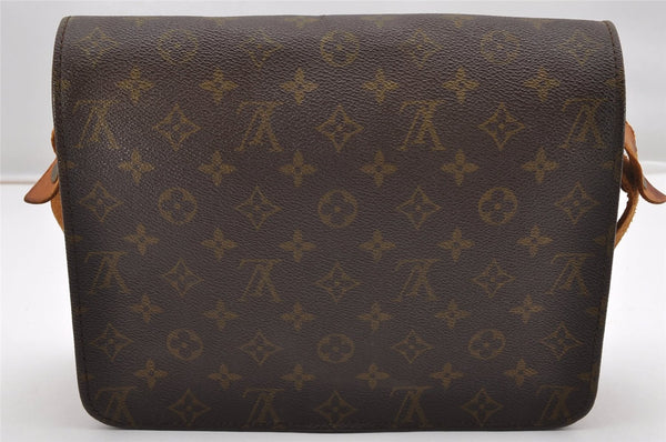 Authentic Louis Vuitton Monogram Cartouchiere GM M51252 Shoulder Cross Bag K4743