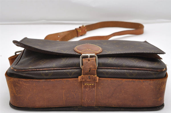 Authentic Louis Vuitton Monogram Cartouchiere GM M51252 Shoulder Cross Bag K4743