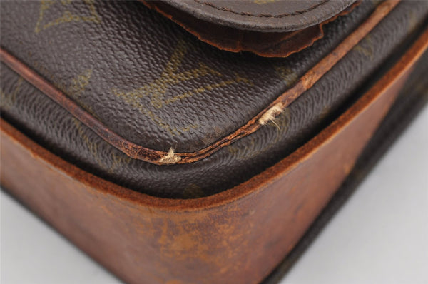 Authentic Louis Vuitton Monogram Cartouchiere GM M51252 Shoulder Cross Bag K4743