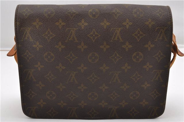 Authentic Louis Vuitton Monogram Cartouchiere GM M51252 Shoulder Cross Bag K4743