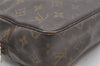 Auth Louis Vuitton Monogram Trousse Toilette 28 Clutch Hand Bag M47522 LV K4744