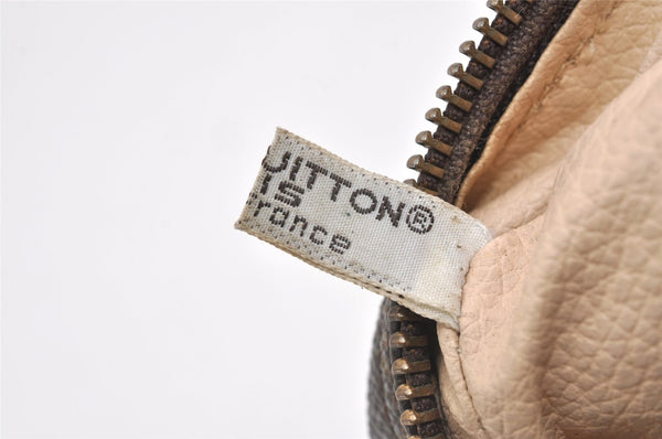 Auth Louis Vuitton Monogram Trousse Toilette 28 Clutch Hand Bag M47522 LV K4744