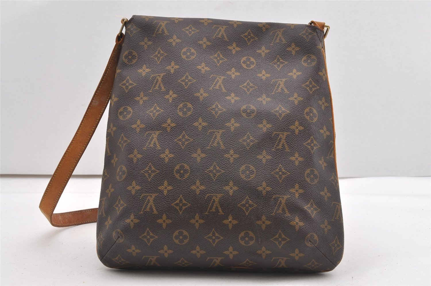 Authentic Louis Vuitton Monogram Musette Shoulder Cross Body Bag M51256 LV K4745