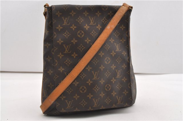 Authentic Louis Vuitton Monogram Musette Shoulder Cross Body Bag M51256 LV K4745