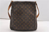 Authentic Louis Vuitton Monogram Musette Shoulder Cross Body Bag M51256 LV K4745