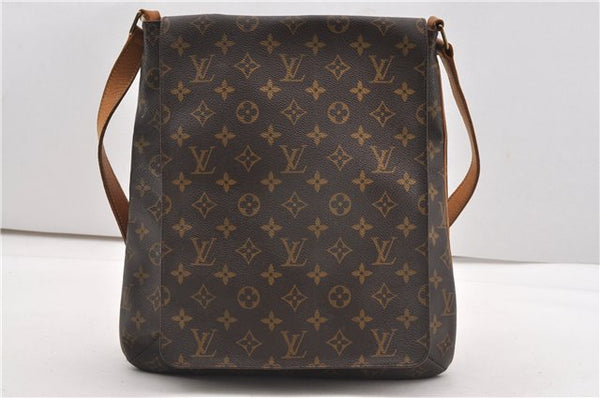 Authentic Louis Vuitton Monogram Musette Shoulder Cross Body Bag M51256 LV K4745