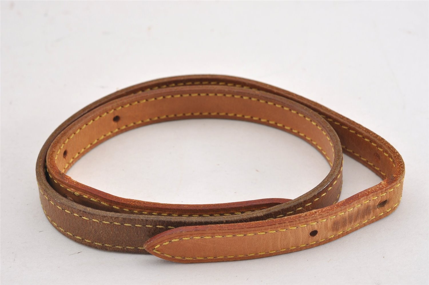 Authentic Louis Vuitton Leather Shoulder Strap For Bucket PM 27.6