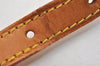 Authentic Louis Vuitton Leather Shoulder Strap For Bucket PM 27.6" Beige K4748