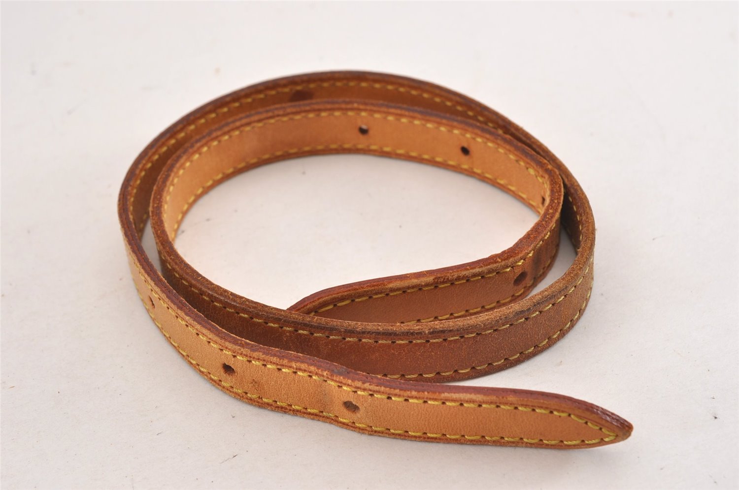 Authentic Louis Vuitton Leather Shoulder Strap For Bucket PM 27.6