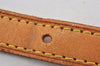 Authentic Louis Vuitton Leather Shoulder Strap For Bucket PM 27.6" Beige K4749