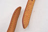 Authentic Louis Vuitton Leather Shoulder Strap For Bucket PM 27.6" Beige K4749