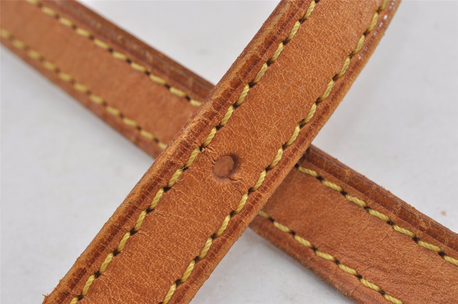 Authentic Louis Vuitton Leather Shoulder Strap For Bucket PM 27.6