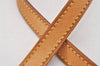 Authentic Louis Vuitton Leather Shoulder Strap For Bucket PM 27.6" Beige K4750