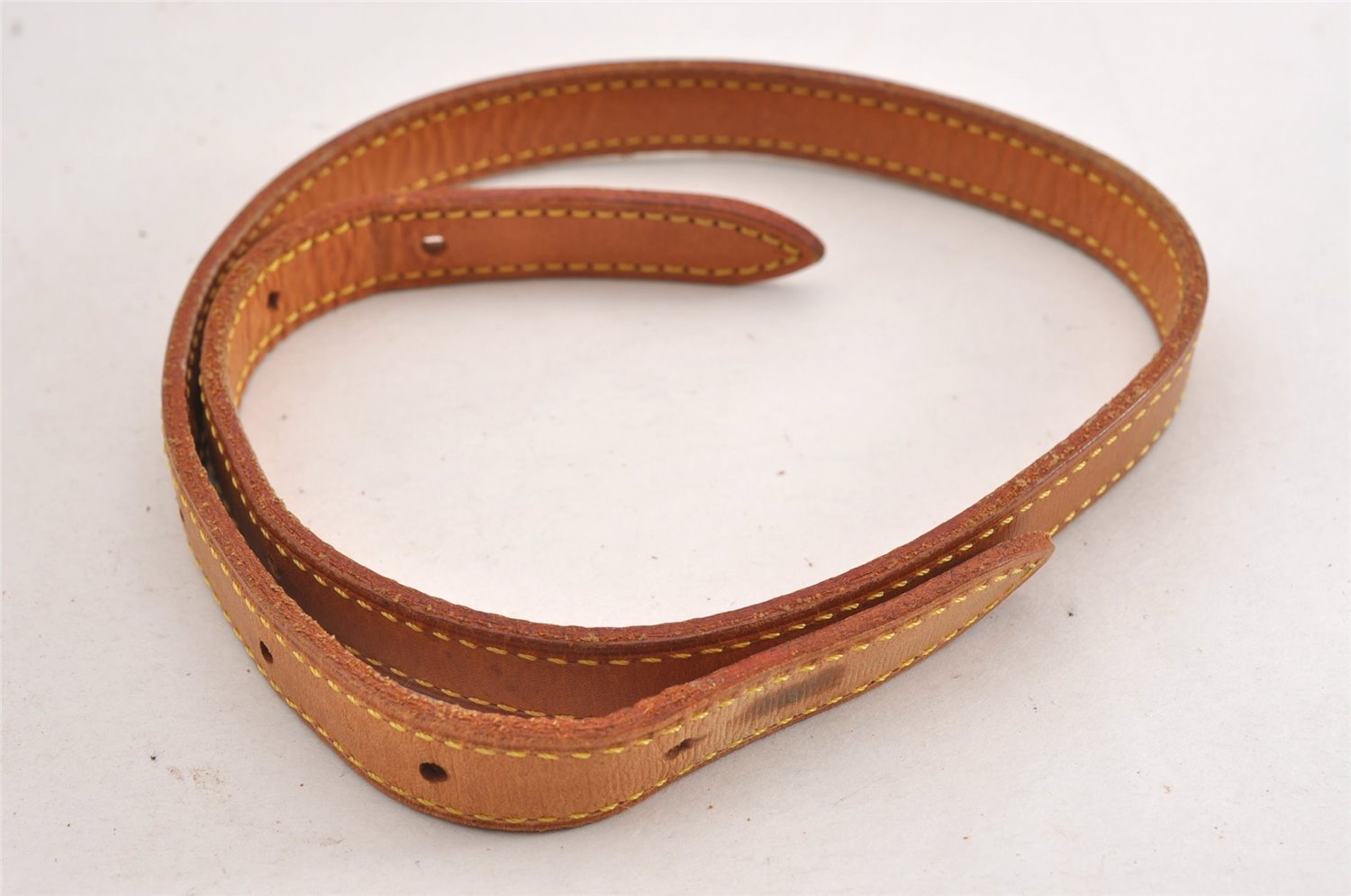 Authentic Louis Vuitton Leather Shoulder Strap For Bucket PM 27.6