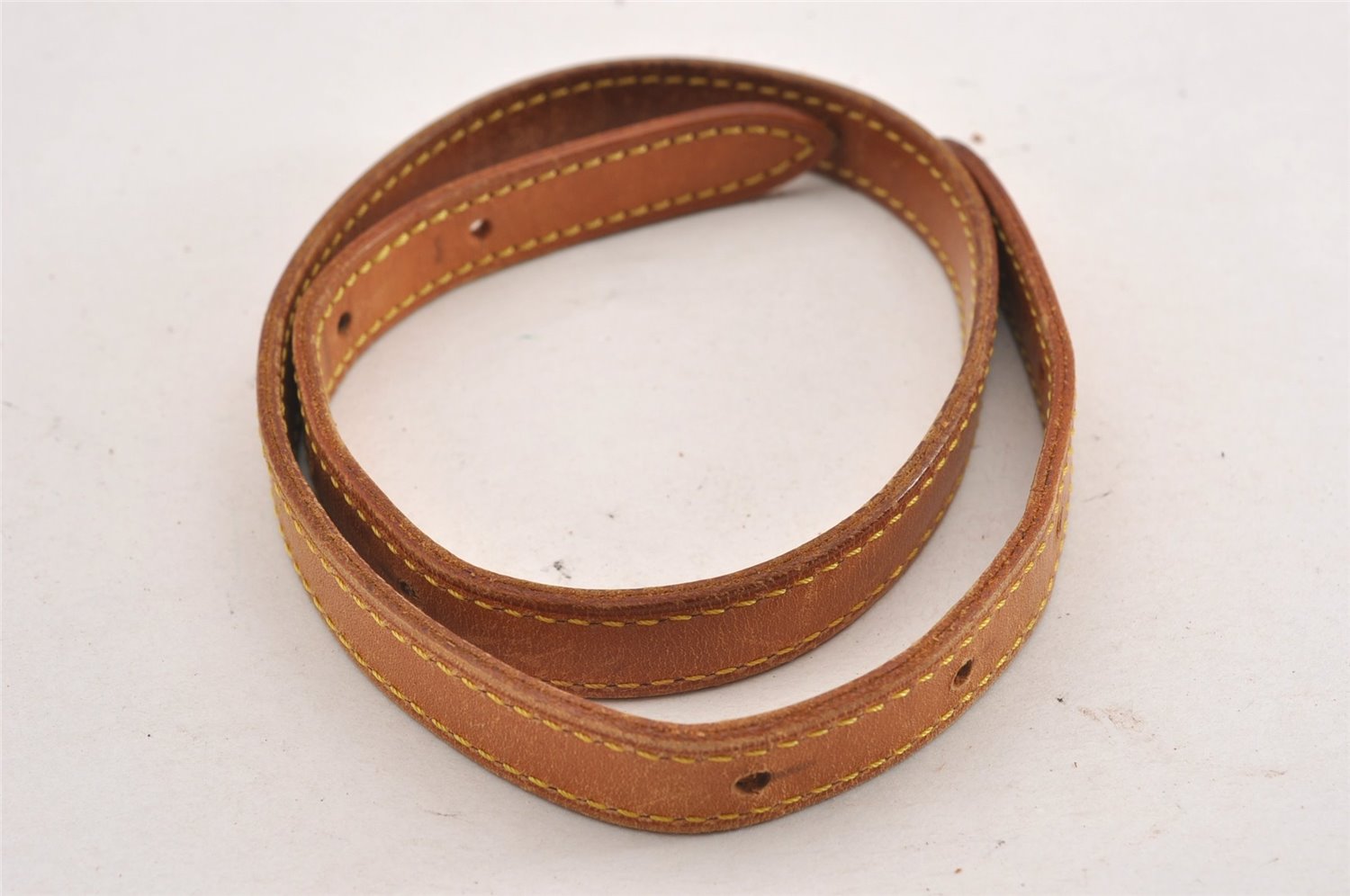 Authentic Louis Vuitton Leather Shoulder Strap For Bucket PM 27.6