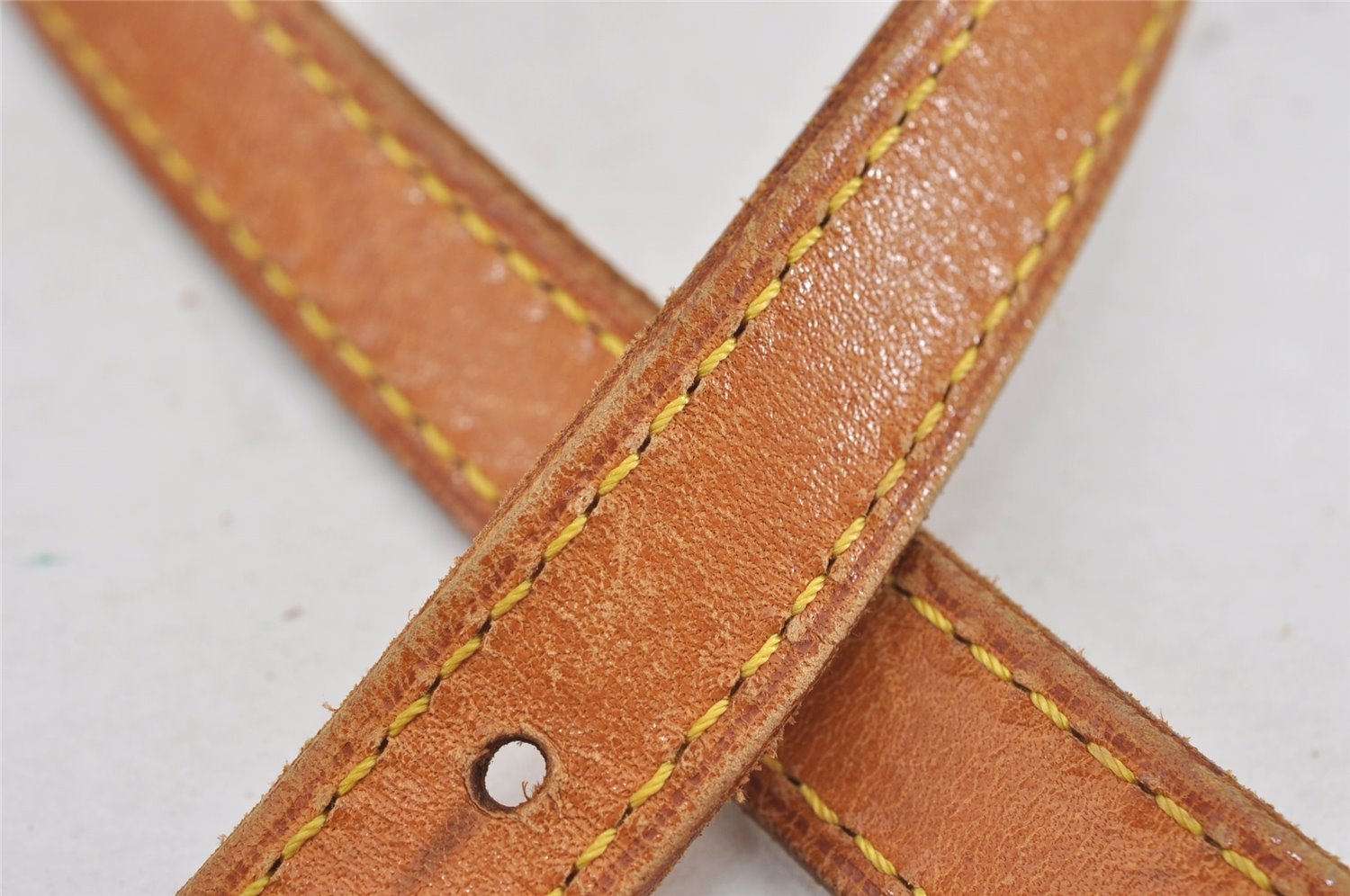 Authentic Louis Vuitton Leather Shoulder Strap For Bucket PM 27.6