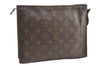 Auth Louis Vuitton Monogram Poche Toilette 26 Cosmetics Pouch Old Model LV K4755