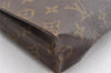 Auth Louis Vuitton Monogram Poche Toilette 26 Cosmetics Pouch Old Model LV K4755
