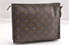 Auth Louis Vuitton Monogram Poche Toilette 26 Cosmetics Pouch Old Model LV K4755