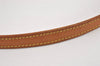 Authentic Louis Vuitton Leather Shoulder Strap For Bucket PM 27.6" Beige K4756