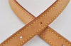 Authentic Louis Vuitton Leather Shoulder Strap For Bucket GM 31.9" Beige K4758