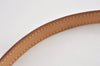 Authentic Louis Vuitton Leather Shoulder Strap For Bucket GM 31.9" Beige K4758