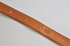 Authentic Louis Vuitton Leather Shoulder Strap For Bucket PM 27.6" Beige K4759